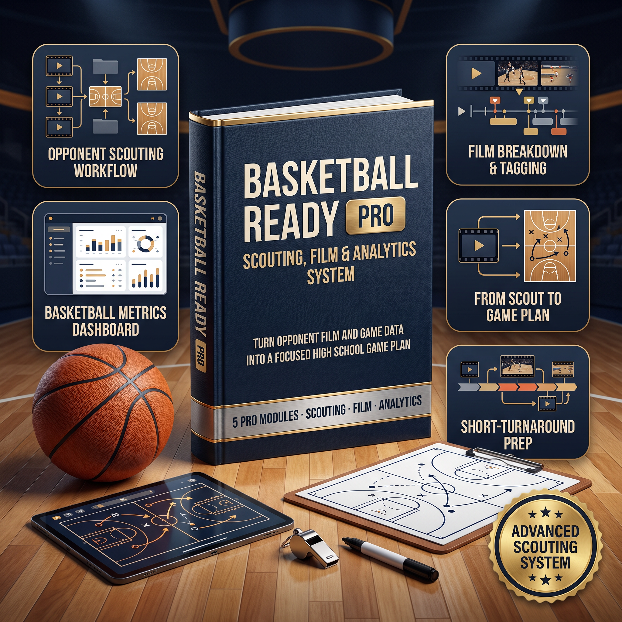 Basketball Ready PRO | Scouting, Film and Analytics System